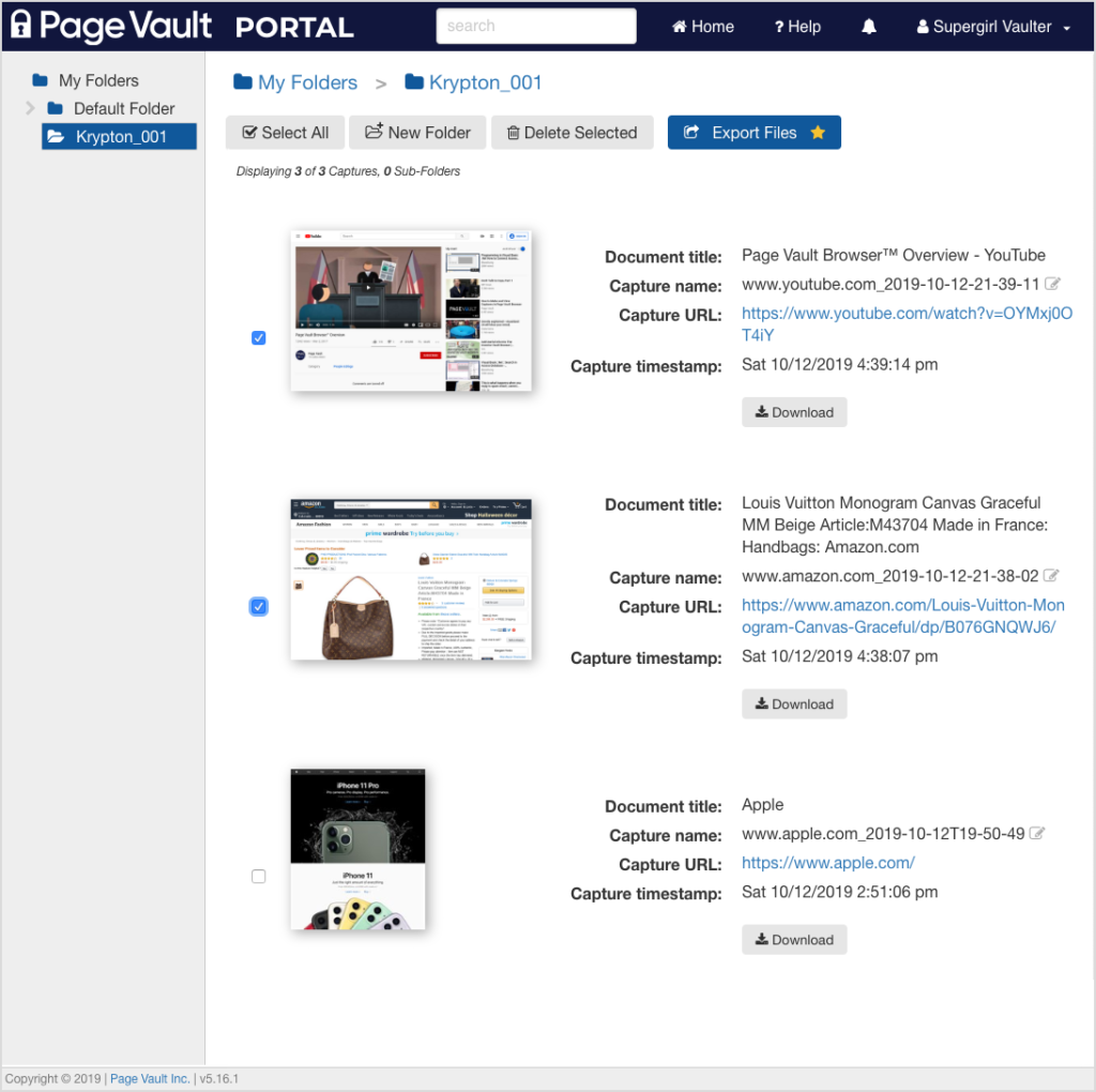 PV_portal_screenshot Page Vault Portal Interface
